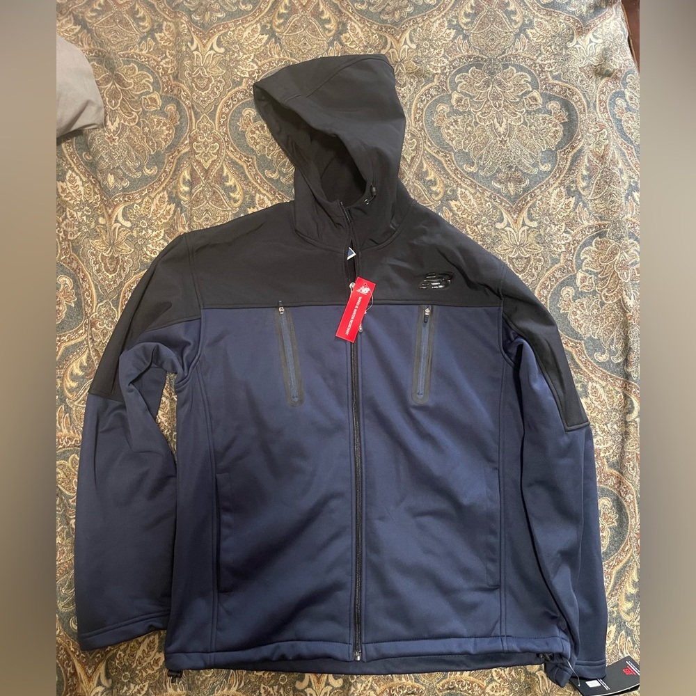 New Men’s New Balance Lined Hooded Jacket Size L